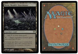 Shizo, Death's Storehouse from Champions of Kamigawa Magic the Gathering Proxy