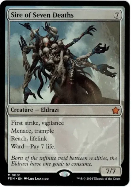 Sire Of Seven Deaths Magic the Gathering Proxy
