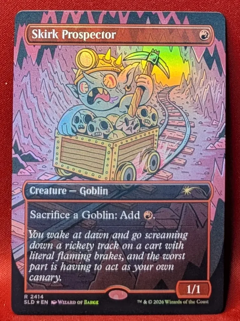 FOIL Skirk Prospector (2414) from Secret Lair Drop Magic the Gathering Proxy