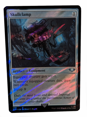 SURGE FOIL Skullclamp from Universes Beyond: Warhammer 40,000 Proxy