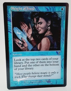 FOIL Sleight of Hand from 7th Edition Proxy