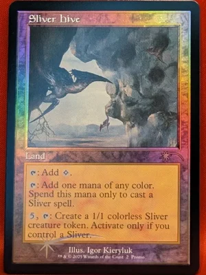 FOIL Sliver Hive (Retro Frame) from MagicFest Card Magic the Gathering Proxy