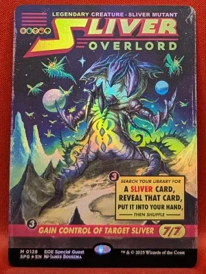 FOIL Sliver Overlord (Showcase) from Special Guests Magic the Gathering Proxy