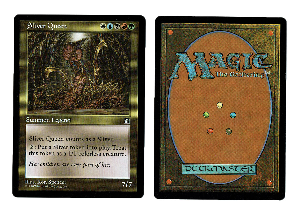 Magic: The Gathering Sliver Queen incentive promotionals.