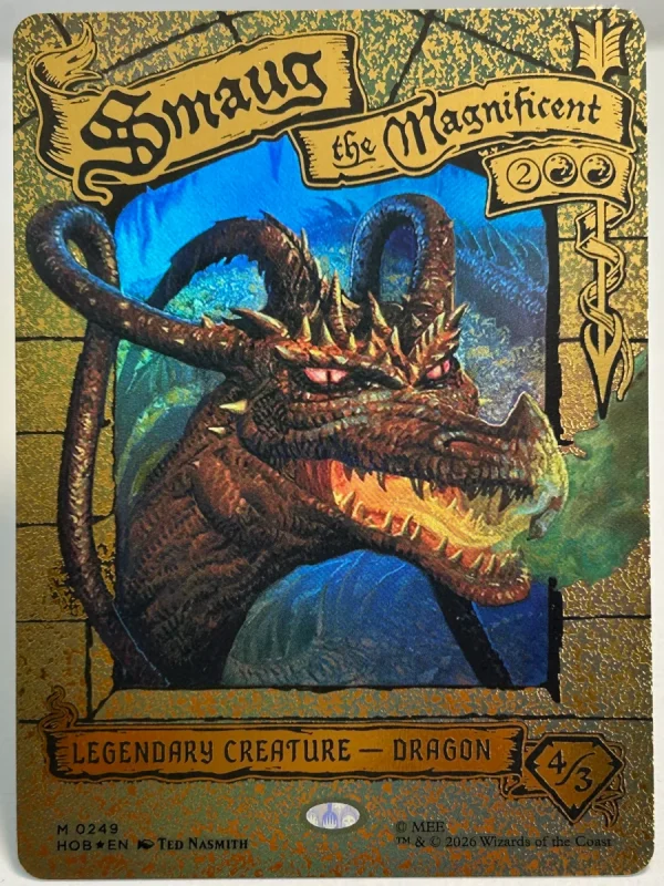 Smaug the magnificent golden – mtg proxy