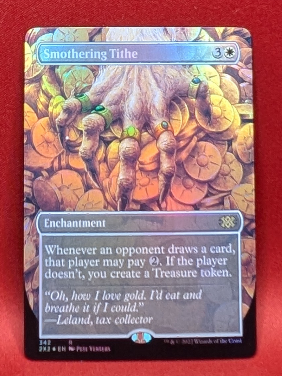 thumbnail image 2 of Smothering Tithe Full Art Foil – MTG Play Test Card – Near Mint – Fall Out Themed 2 of 5