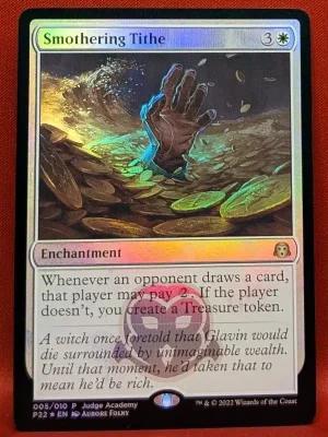 FOIL Smothering Tithe from Judge Promos Magic the Gathering Proxy