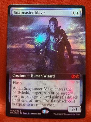 FOIL Snapcaster Mage (Borderless) from Ultimate Masters Box Topper Magic the Gathering Proxy