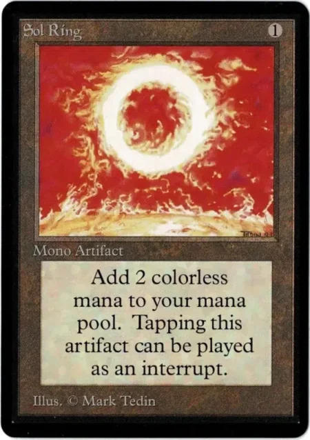 Sol Ring Beta Magic the Gathering Proxy