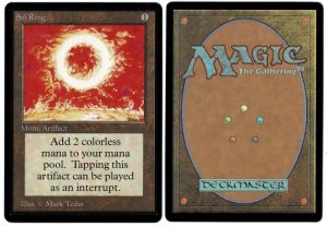 Sol Ring from Beta Magic the Gathering Proxy