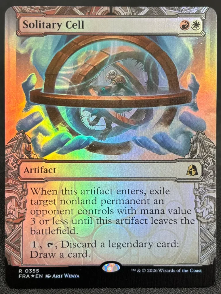 FOIL Solitary Cell (Borderless) from Reality Fracture Magic the Gathering Proxy