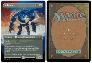 Solitude (Borderless) from Modern Horizons 2 Magic the Gathering Proxy