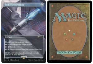Sonic Screwdriver from Secret Lair Drop Series Magic the Gathering Proxy