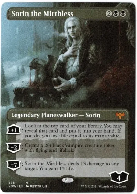 Sorin The Mirthless Ext Magic the Gathering Proxy