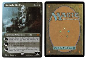 Sorin the Mirthless Borderless from Innistrad: Crimson Vow Proxy