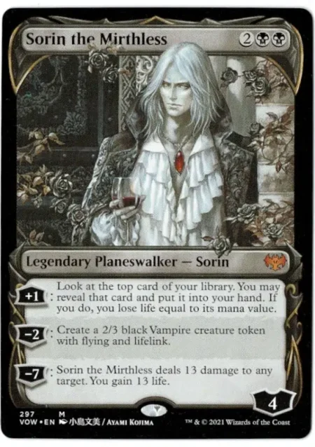 Sorin The Mirthless Showcase Magic the Gathering Proxy