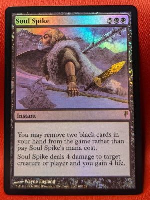 FOIL Soul Spike from Coldsnap Magic the Gathering Proxy