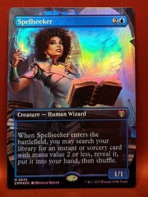 FOIL Spellseeker (Borderless) from Commander Masters Magic the Gathering Proxy