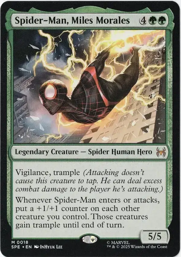 Spider Man Miles Morales Magic the Gathering Proxy