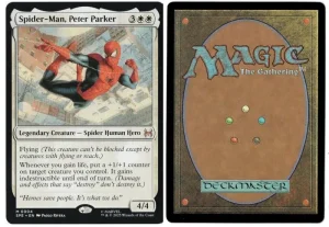 Spider-Man, Peter Parker from Marvel's Spider-Man: Eternal-Legal Magic the Gathering Proxy