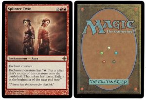 Splinter Twin from Rise of the Eldrazi Magic the Gathering Proxy