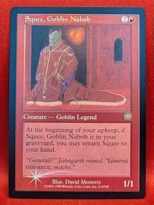 FOIL Squee, Goblin Nabob from Mercadian Masques Magic the Gathering Proxy
