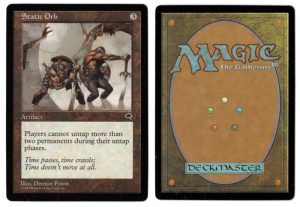 Static Orb from Tempest Magic the Gathering Proxy