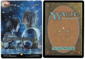 Stay with Me (Rhystic Study)(Showcase) from FINAL FANTASY: Through the Ages Magic the Gathering Proxy