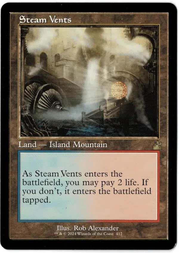 Steam Vents Retro Magic the Gathering Proxy
