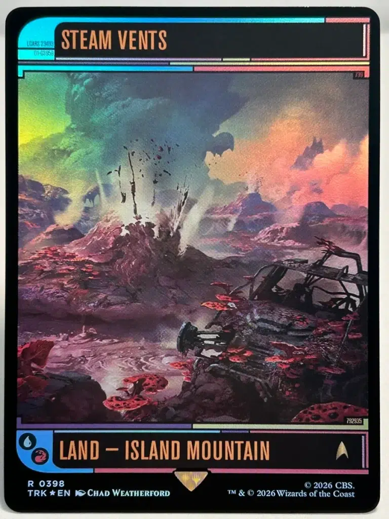 FOIL Steam Vents from Star Trek Magic the Gathering proxy