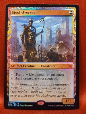FOIL Steel Overseer from Kaladesh Inventions Magic the Gathering Proxy