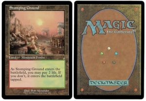 Stomping Ground (Retro Frame) from Ravnica Remastered Magic the Gathering Proxy