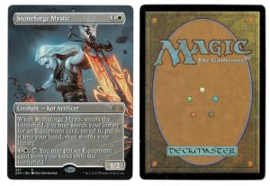 Stoneforge Mystic (Borderless) from Double Masters Magic the Gathering Proxy