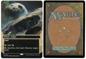 Strip Mine (0040) (Borderless) from Edge of Eternities: Stellar Sights Magic the Gathering Proxy