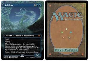 Subtlety (Borderless) from Special Guests Magic the Gathering Proxy