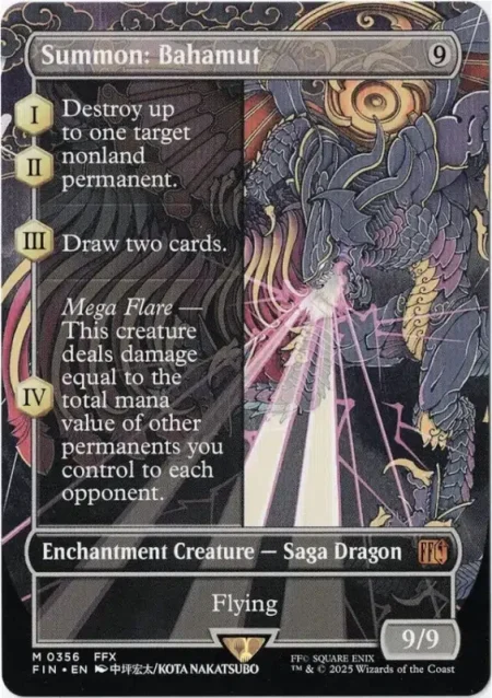 Summon Bahamut Magic the Gathering Proxy