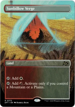 Sunbillow Verge (Borderless) from Aetherdrift Magic the Gathering Proxy