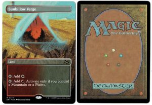 Sunbillow Verge (Borderless) from Aetherdrift Magic the Gathering Proxy