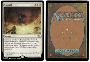 Sunfall from March of the Machine Magic the Gathering Proxy