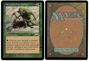 Survival of the Fittest from Exodus Magic the Gathering Proxy