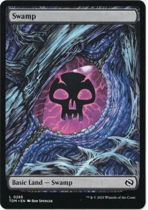 Swamp from Tarkir: Dragonstorm Magic the Gathering Proxy