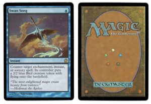 Swan Song from Theros Magic the Gathering Proxy