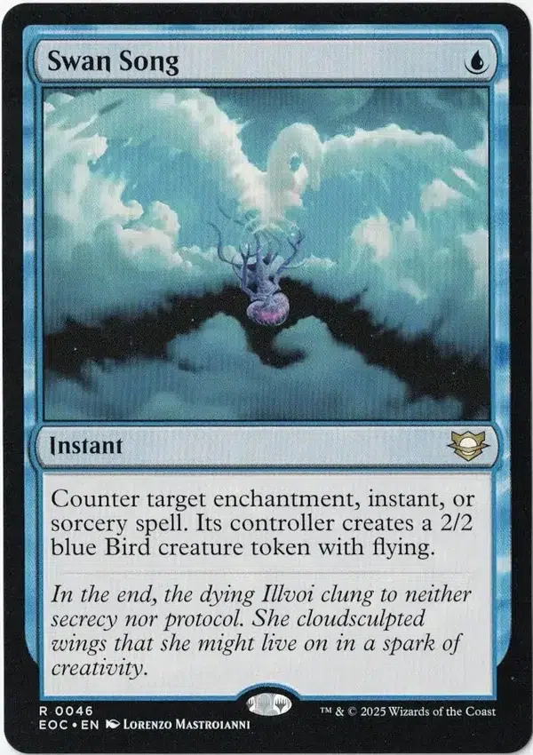 Swan Song EOC Magic the Gathering Proxy