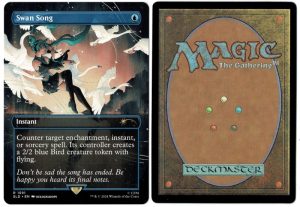Swan Song (1591) from Secret Lair Drop Series Magic the Gathering Proxy