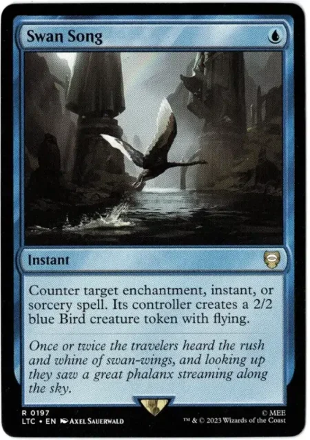Swan Song Lotr Magic the Gathering Proxy