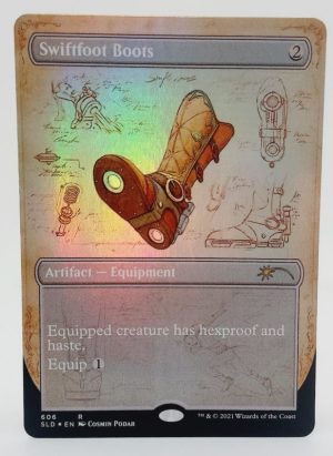 FOIL Swiftfoot Boots from Secret Lair Drop Series Proxy