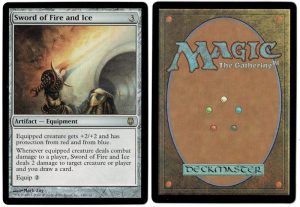 Sword of Fire and Ice from Darksteel Magic the Gathering Proxy