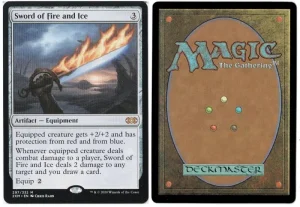 Sword of Fire and Ice from Double Masters Magic the Gathering Proxy