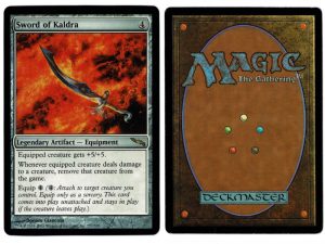 Sword of Kaldra from Mirrodin Magic the Gathering Proxy