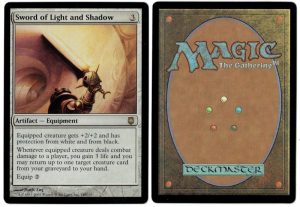 Sword of Light and Shadow from Darksteel Magic the Gathering Proxy